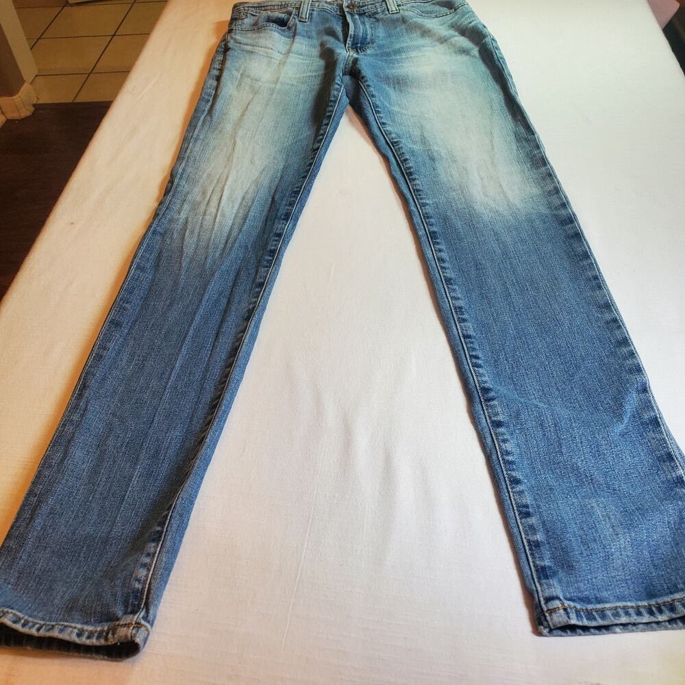 AG Adriano Goldschmied Men's Size 31 The Stockton Skinny Blue Denim Jeans